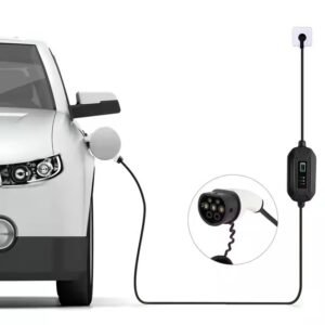 Fisher 3.5kw 1Phase electric vehicle cable charging station car 8A – 16A adjustable portable ev charger