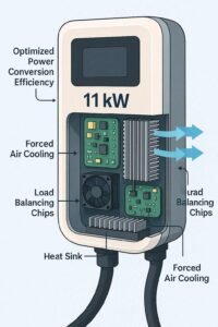 Read more about the article What Are the Main OEM Features in an 11kW AC EV Charging Station?