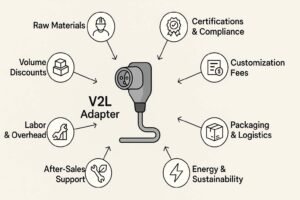 Read more about the article What Factors Influence Factory Pricing of Wholesale V2L Adapters?