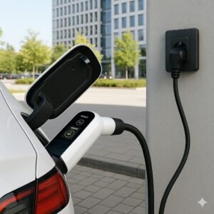 Compact All-in-One 3.2kw Type2 Charger Gun 13A Portable EV Charger