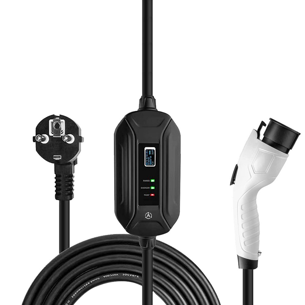 Portable Level 2 EVSE Fisher 16A 3.5kW J1772 Electric Vehicle Charger Home Use Charging Station - Image 4