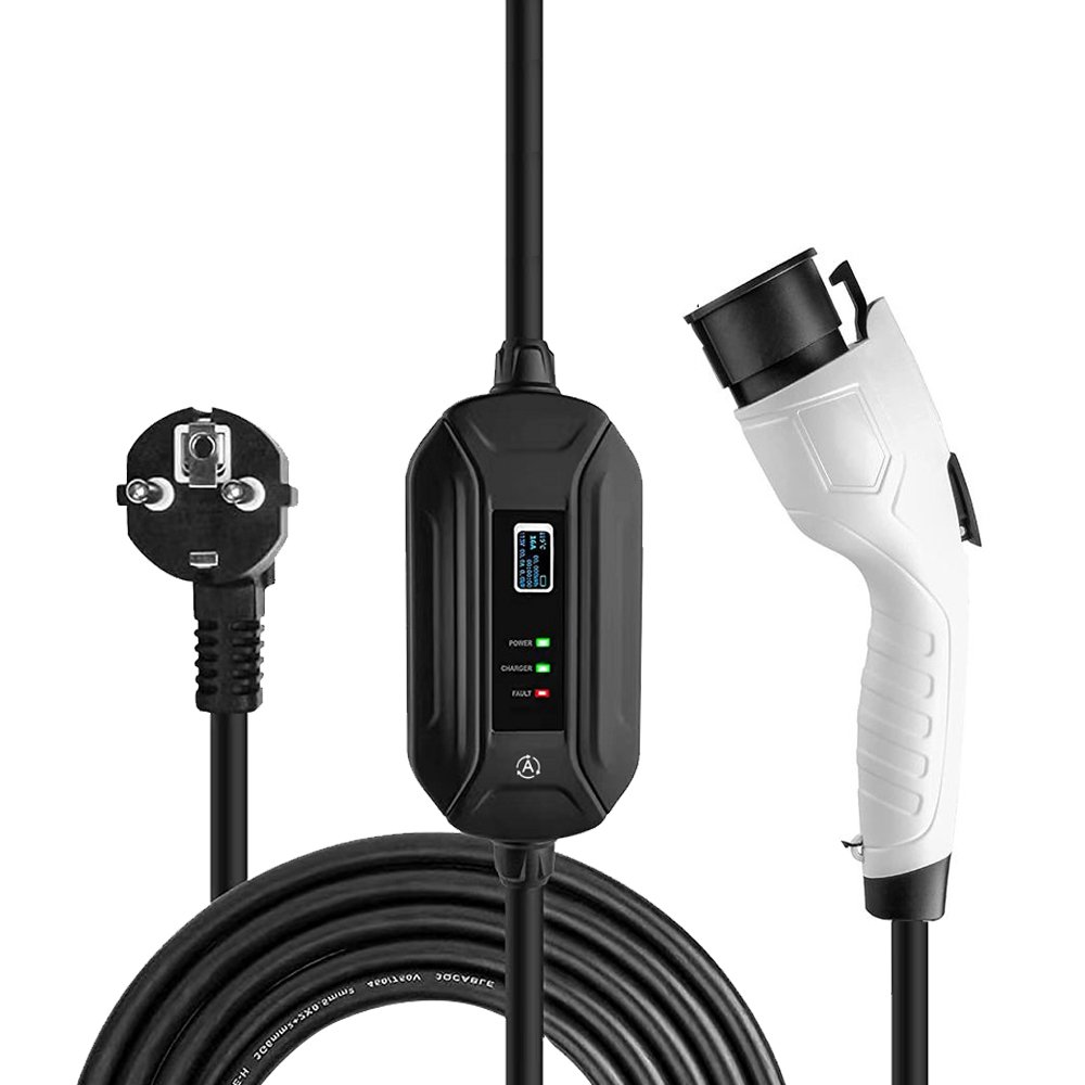 Portable Level 2 EVSE Fisher 16A 3.5kW J1772 Electric Vehicle Charger Home Use Charging Station - Image 5