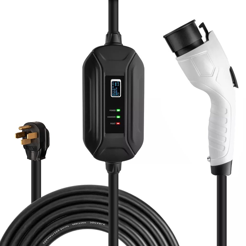 Portable Level 2 EVSE Fisher 16A 3.5kW J1772 Electric Vehicle Charger Home Use Charging Station - Image 8