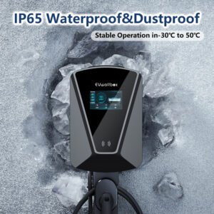 12kw Wall-mounted Charger Station Type 1 Plug Wallbox AC 50A Fast Electric Vehicle EV Charging Stations
