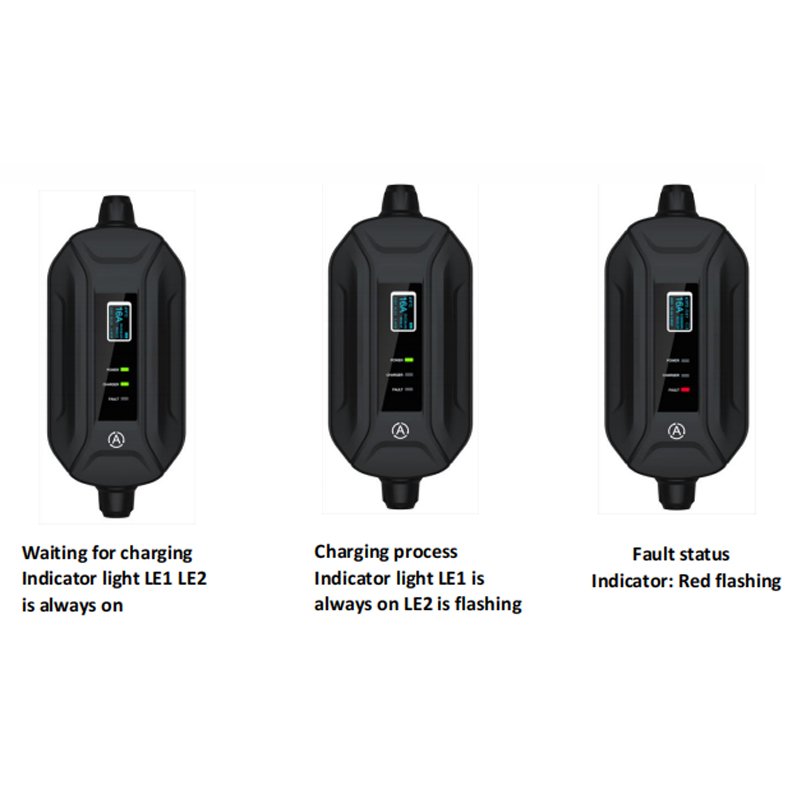 3.5KW 13A Type2 EV Charger European Standard UK Plug Portable Charger for Home Electric Car Vehicle - Image 2