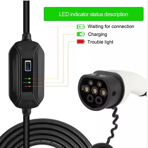3.5KW 13A Type2 EV Charger European Standard UK Plug Portable Charger for Home Electric Car Vehicle - Image 5