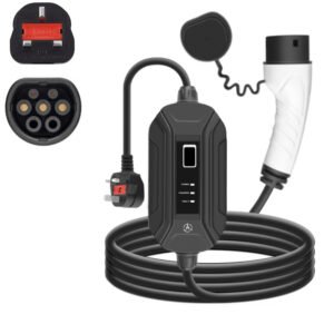3.5KW 13A Type2 EV Charger European Standard UK Plug Portable Charger for Home Electric Car Vehicle